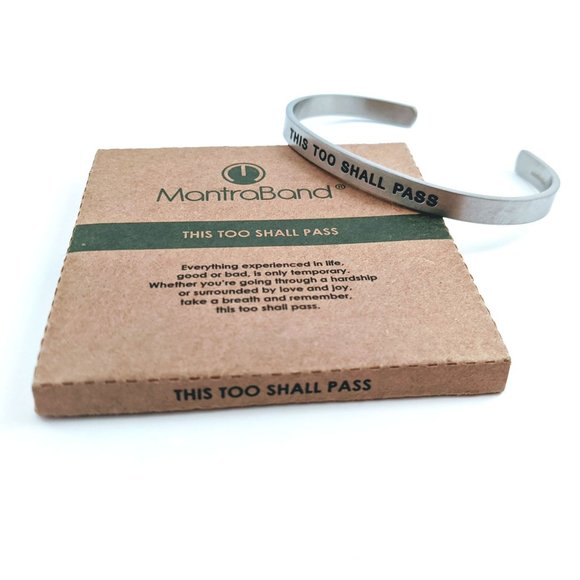 NWT This Too Shall Pass Mantraband - Picture 6 of 11